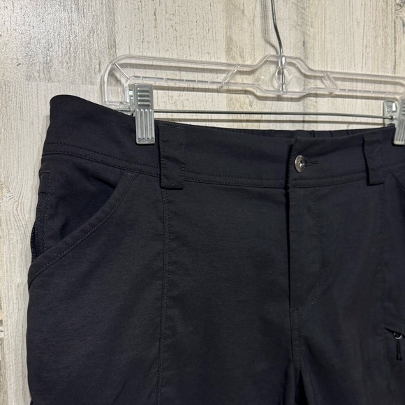 Duluth Trading Co Dry On The Fly 7" Black Shorts Size 14 Cargo Hiking Outdoor - Picture 2 of 6